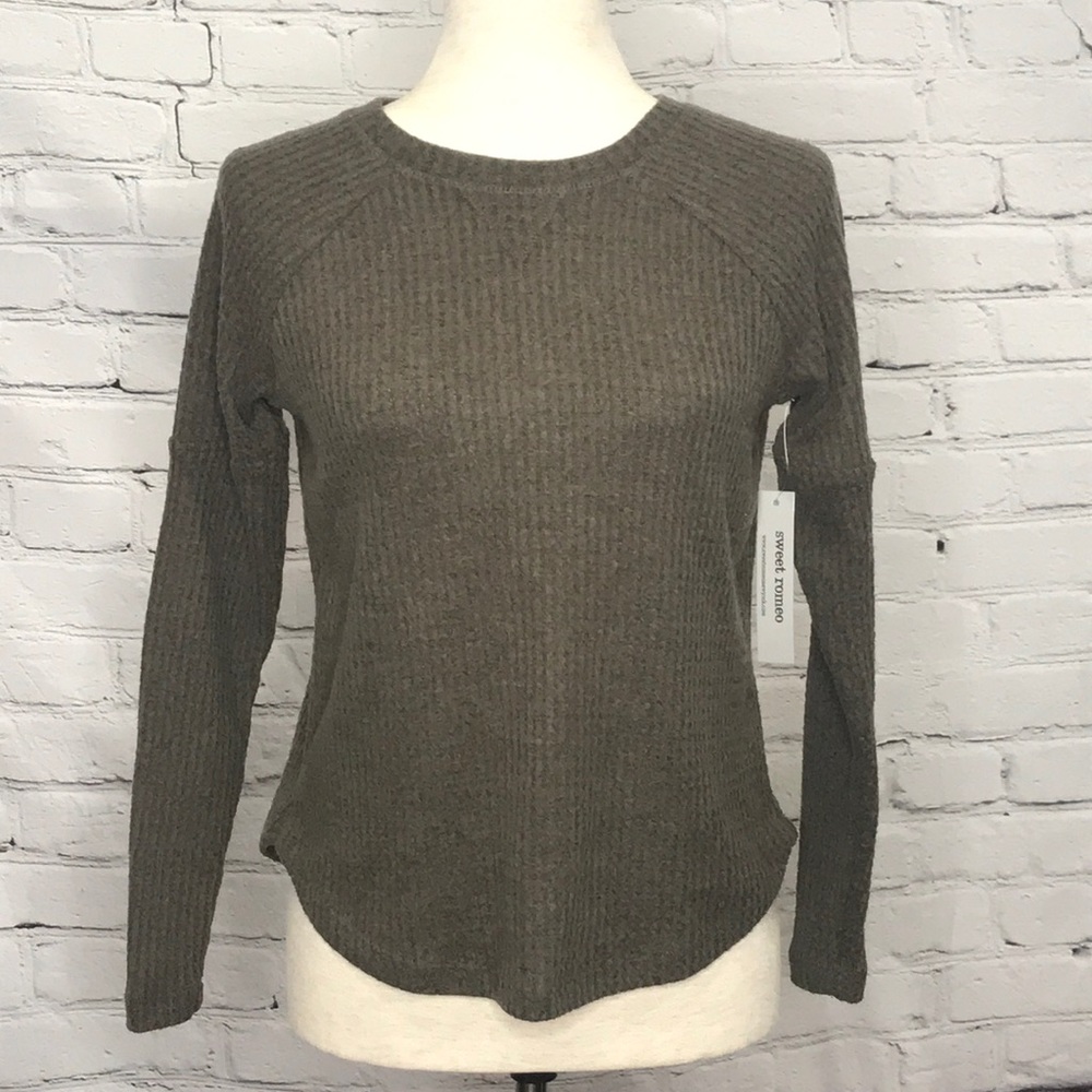 SWEET ROMEO COZY THERMAL PULLOVER